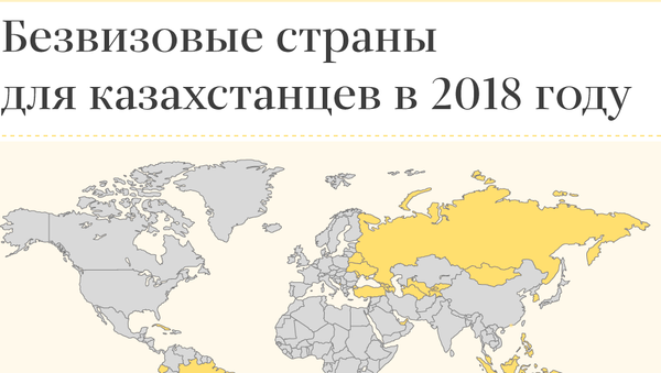 Безвизовые страны для казахстанцев в 2018 году - Sputnik Казахстан