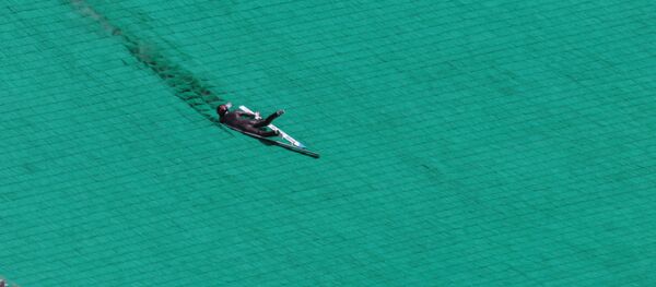 Трамплин в Боровом Трамплин в Боровом - Sputnik Казахстан