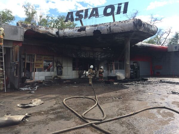 Пожар на заправке - Sputnik Казахстан