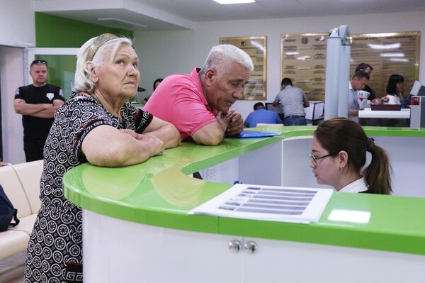 Фронт-офис в Сарыаркинском районном суде Астаны Фронт-офис в Сарыаркинском районном суде Астаны - Sputnik Казахстан