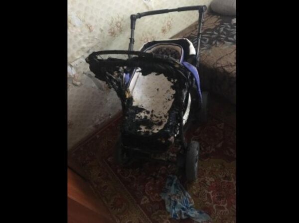 Сгоревшая коляска - Sputnik Казахстан