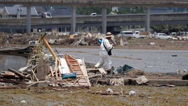 Наводнение в Японии - Sputnik Казахстан