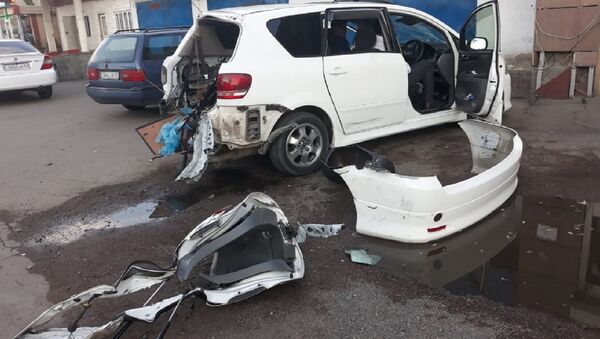 Машина взорвалась в Алматы, пострадала девочка - Sputnik Казахстан