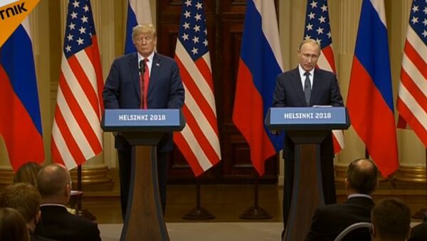 Live_Пресс-конференция Владимира Путина и Дональда Трампа в Хельсинки - Sputnik Казахстан