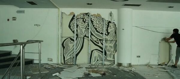 Уникальное сграффито обнаружили в бывшем кинотеатре Целинный - Sputnik Казахстан