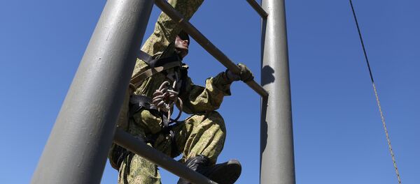 Конкурс среди подразделений спецназа Зелёная тропа, архивное фото - Sputnik Казахстан
