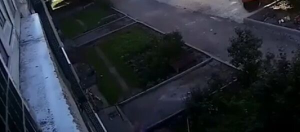 Падающего из окна ребенка спасли рабочие Падающего из окна ребенка спасли рабочие - Sputnik Казахстан