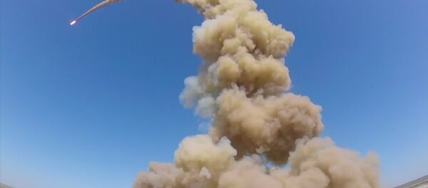 Пуск модернизированной противоракеты российской системы ПРО на полигоне Сары-Шаган (Казахстан) - Sputnik Казахстан