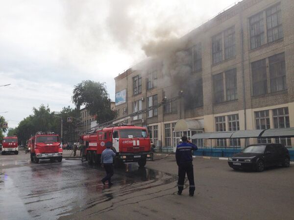 Пожар произошел на коммунальном рынке в Петропавловске Пожар произошел на коммунальном рынке в Петропавловске - Sputnik Казахстан