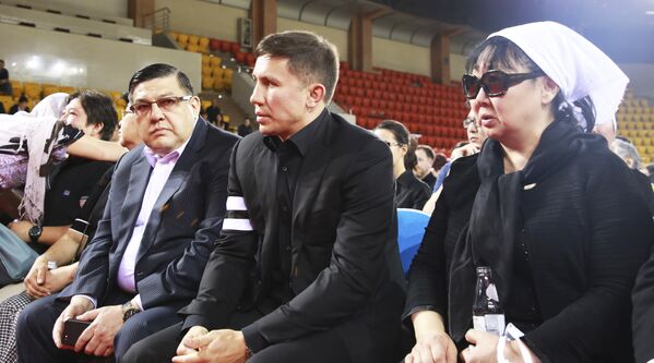 Геннадий Головкин принес соболезнования матери погибшего Оксане Тен - Sputnik Казахстан