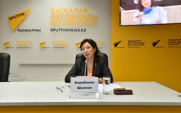 Шолпан Кирабаева - Sputnik Казахстан