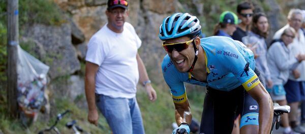 Велогонщик Astana Pro Team Омар Фраиле - Sputnik Казахстан