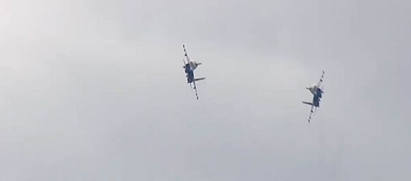 Тренировка самого зрелищного этапа «Авиадартса» от летчиков ВКС - Sputnik Казахстан