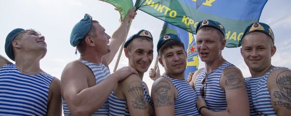 Празднование дня ВДВ, архивное фото - Sputnik Казахстан