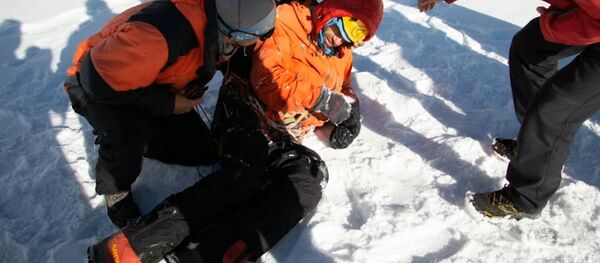 История спасения российского альпиниста в горах Пакистана История спасения российского альпиниста в горах Пакистана - Sputnik Казахстан