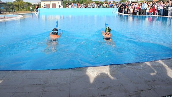 Первый открытый бассейн появился в Экибастузе в конце лета - Sputnik Казахстан