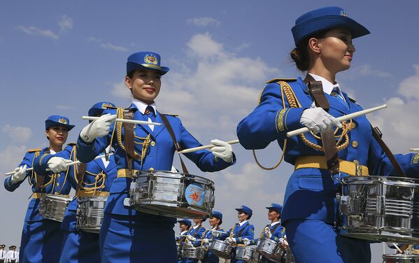 Подведение итогов конкурсов АрМИ, проходивших на территории казахстанской 40-й военной базы Отар - Sputnik Казахстан