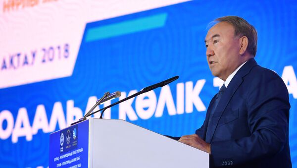 Нурсултан Назарбаев выступил на презентации порта Курык в Актау - Sputnik Казахстан