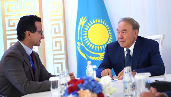 Встреча с председателем правления компании «DP World» Султаном Ахмедом бин Сулайемом - Sputnik Казахстан