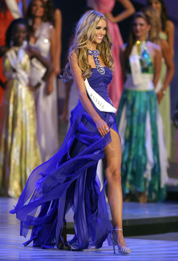 Победительница конкурса Мисс мира в 2008 году Ксения Сухинова - Sputnik Казахстан