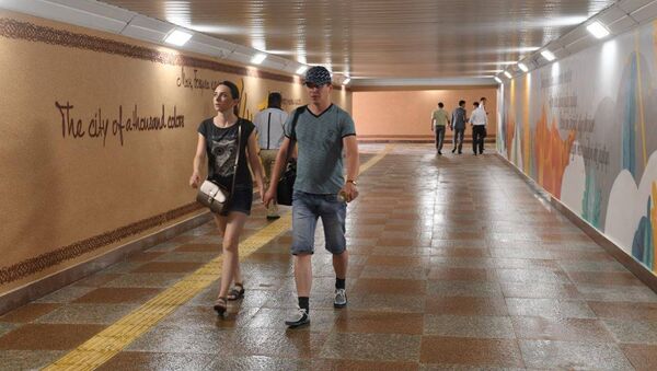 Подземный переход в Алматы после реставрации - Sputnik Казахстан