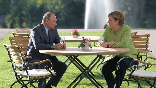 Рабочий визит президента РФ В. Путина в Германию - Sputnik Казахстан
