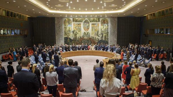  На заседании Совета Безопасности ООН на тему Угрозы международному миру и безопасности, создаваемые террористическими актами - Sputnik Казахстан
