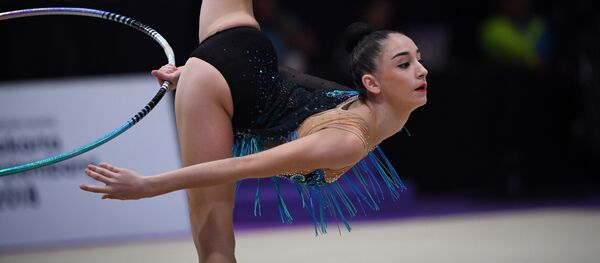 Гимнастка Алина Адилханова Гимнастка Алина Адилханова - Sputnik Казахстан