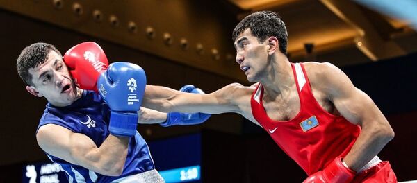 Казахстанский боксер Асланбек Шымбергенов - Sputnik Казахстан