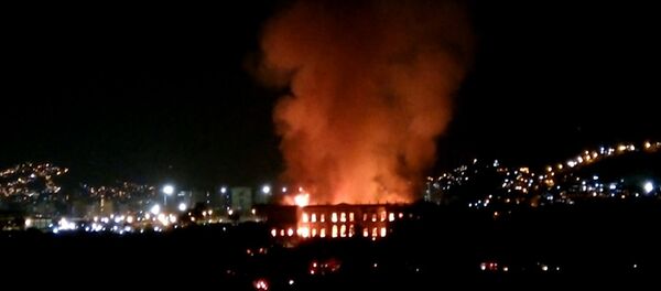 Пожар в национальном музее Бразилии Пожар в национальном музее Бразилии - Sputnik Казахстан