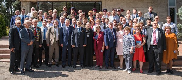 Участники конференции российских соотечественников в Казахстане Участники конференции российских соотечественников в Казахстане - Sputnik Казахстан