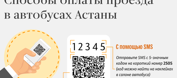 Способы оплаты проезда в автобусах Астаны Способы оплаты проезда в автобусах Астаны - Sputnik Казахстан