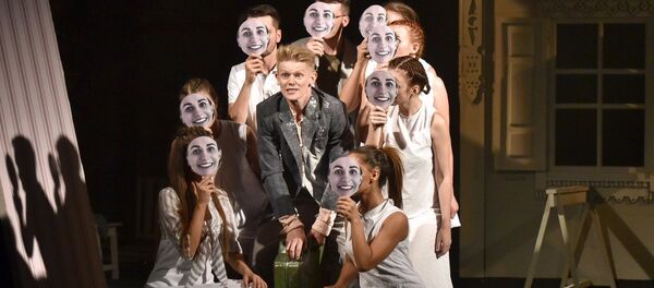 Сцена из спектакля Евгений Онегин Сцена из спектакля Евгений Онегин - Sputnik Казахстан