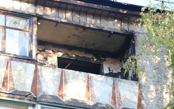 Во время пожара на балконе мальчик сидел в комнате и не подозревал об опасности - Sputnik Казахстан
