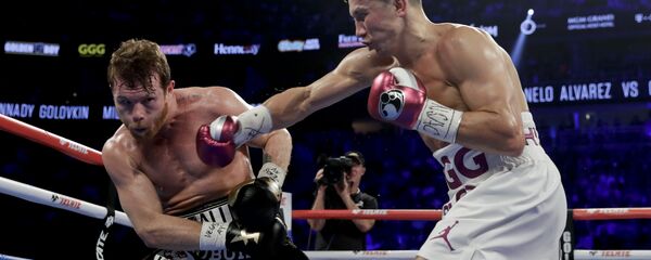 Головкин - Альварес Головкин - Альварес - Sputnik Қазақстан