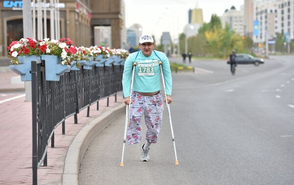 Участник Астана марафон - Sputnik Казахстан