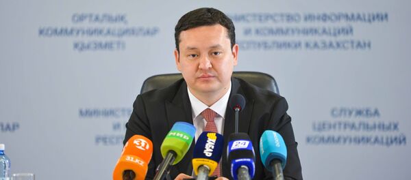 Вице-министр здравоохранения Олжас Абишев Вице-министр здравоохранения Олжас Абишев - Sputnik Казахстан