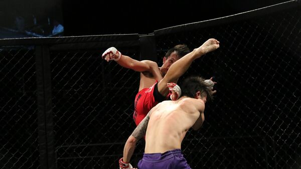 Поединок бойцов MMA, иллюстративное фото - Sputnik Казахстан