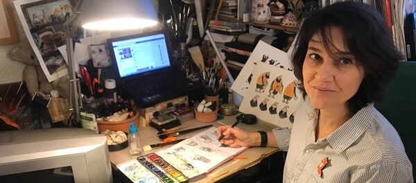 Художница Татьяна Глущенко - Sputnik Казахстан