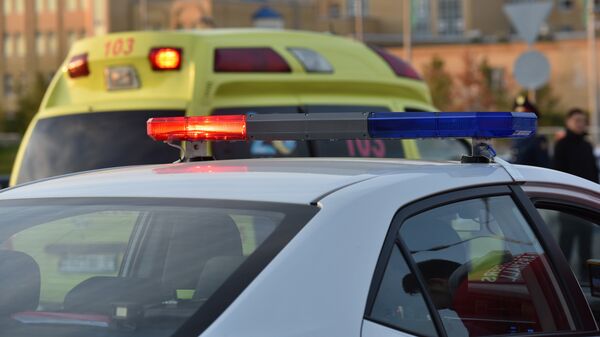 Полицейское авто и автомобиль скорой помощи, иллюстративное фото - Sputnik Казахстан