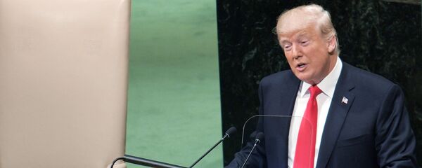 Дональд Трамп на заседании Генассамблеи ООН - Sputnik Казахстан