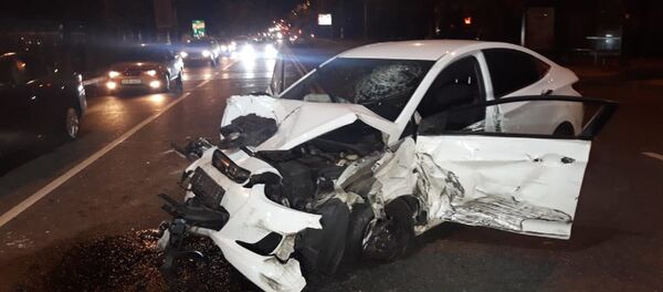 ДТП с участием четырех машин по Сатпаева - Sputnik Казахстан