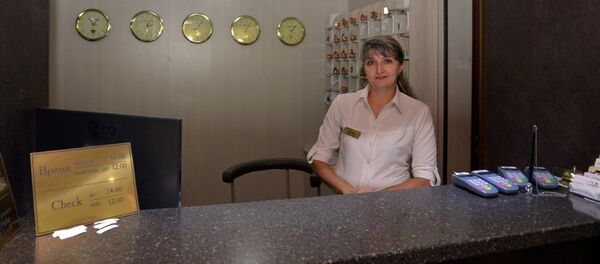 Работница отеля Скиф - Sputnik Казахстан
