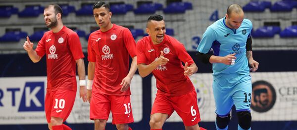 Матч основного раунда Лиги чемпионов по футзалу между Фениксом и Кайратом - Sputnik Казахстан