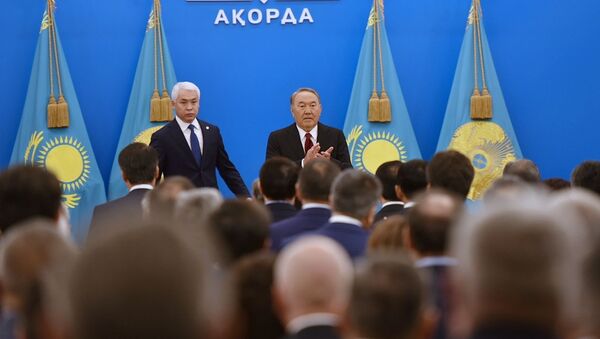Президент Нурсултан Назарбаев выступает с ежегодным посланием народу Казахстана - Sputnik Казахстан