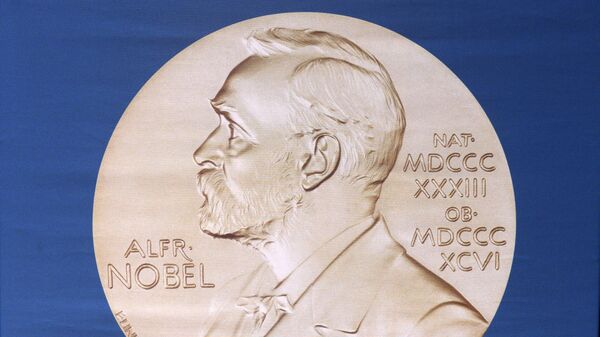 Медаль с изображением Альфреда Нобеля - Sputnik Қазақстан