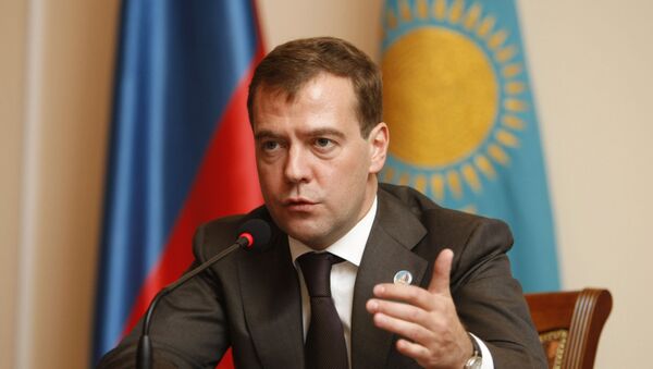 Архивное фото премьер-министра России Дмитрия Медведева - Sputnik Казахстан