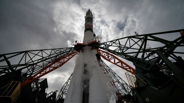 Запуск ТПК  Союз МС-09» с участниками длительной экспедиции МКС-56/57 - Sputnik Қазақстан