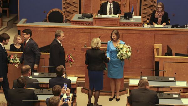 Первя женщина-президент Эстонии Керсти Кальюлайд - Sputnik Казахстан