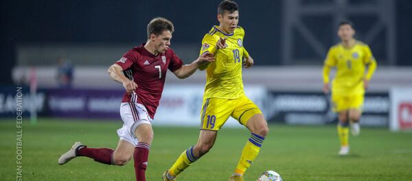 Выездной матч Лиги Наций УЕФА между сборными Латвии и Казахстана - Sputnik Казахстан